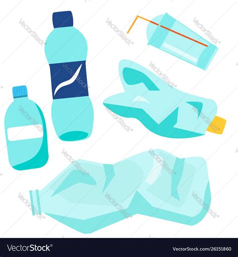 Plastic And Disposables Products Garbage Vector Image Atelier Yuwa