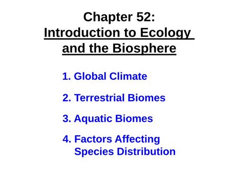 Pdf Chapter 52 Introduction To Ecology And The Biosphere · Zones Marine Zonation The Neritic