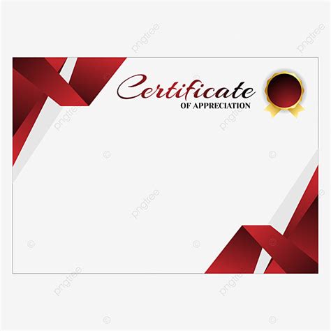 Certificate Border Design Vector PNG Images Red Certificate Border