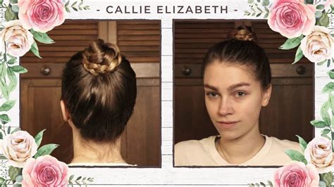 How To Do A Braided Bun Hair Tutorial Youtube