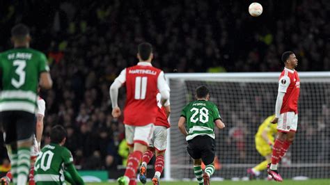 Arsenal Sporting Lisboa El gol de Pedro Gonçalves