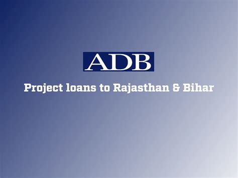 ADB Project Assistance To Rajasthan Bihar India S First News