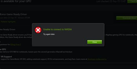 How To Fix Geforce Experience Update Error Unable To Connect To