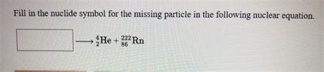 Solved When The Nuclide Bismuth 210 Undergoes Alpha Decay