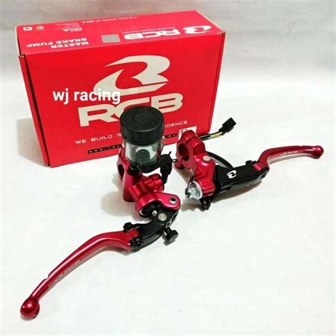 Jual Master Rem RCB S1 Dan Handle Kiri S1 Racing Boy 14mm Red Di