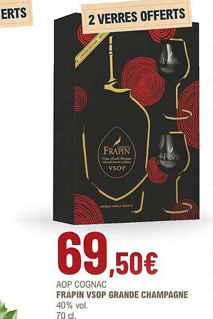 Promo Aop Cognac Frapin Vsop Grande Champagne Vol Chez La Vignery