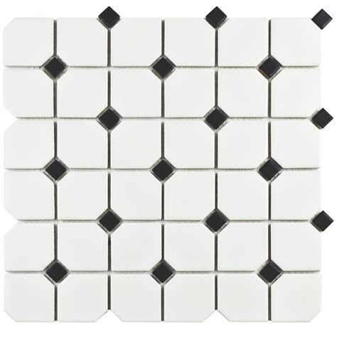 Elitetile Retro Broadway X Porcelain Mosaic Tile In Matte