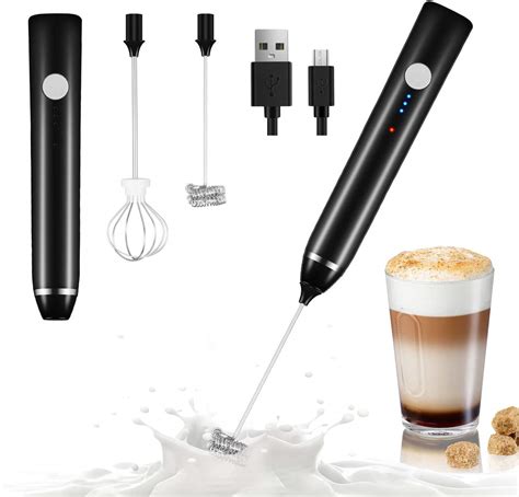 Buy Hkv Milk Frother Handheld Usb Rechargeable Electric Foam Maker For