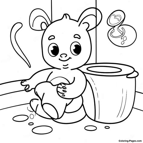 potty training fun coloring page coloring pagescom