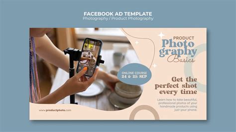 Free Psd Flat Design Photography Facebook Ad Template