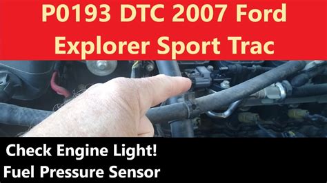 P Dtc Check Engine Light Repair Sport Trac Youtube