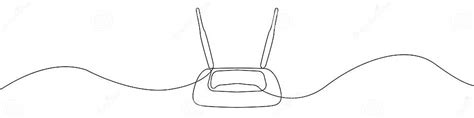 Wi Fi Router Line Continuous Drawing Vector One Line Wi Fi Router