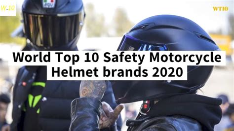 World Top 10 Safest Motorcycle Helmet Brands 2020 Youtube