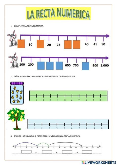 Recta Numerica Worksheet For Segundo Recta Numerica Tecnicas De Enseñanza Matemáticas Para