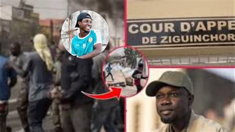 URGENT En Direct Cour D Appel De ZIGUINCHOR Des Manifestant YouTube