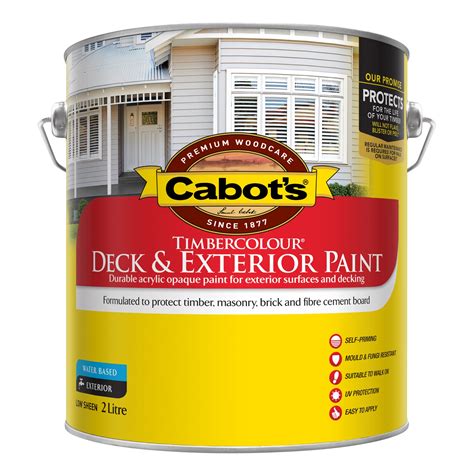 Cabots 2l Deep Base Timbercolour Deck And Exterior Paint Bunnings