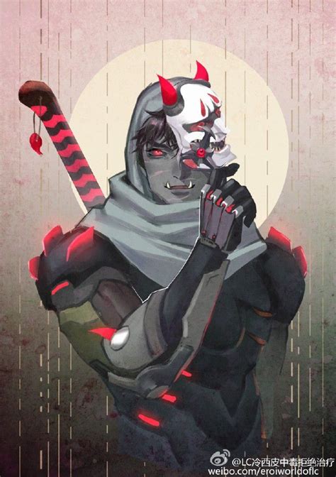 Download Overwatch Oni Genji Fanart - WallpaperTip