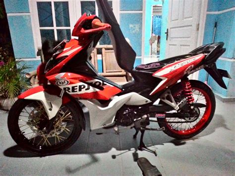 Kumpulan Modifikasi Motor Honda Blade Road Race Terbaik Kucur Motor