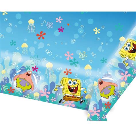 Spongebob Squarepants Party Tablecover Tablecloth Buy Online