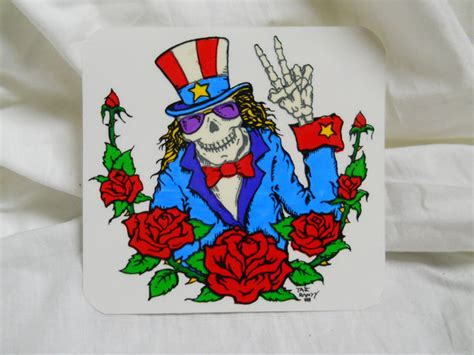 Grateful Dead Uncle Sam Sticker Halfmoonmusic