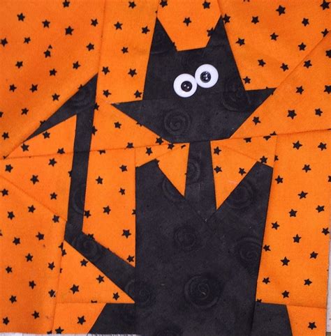 FREE Paper Pieced Halloween Block Patterns Made By Marney Free Paper