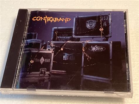 Self Titled By Contraband Cd 1991 Impact Records Ratt Vixen Schenker L