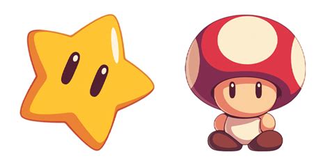 Super Mario Glove And Super Mushroom Cursor Sweezy Custom Cursors