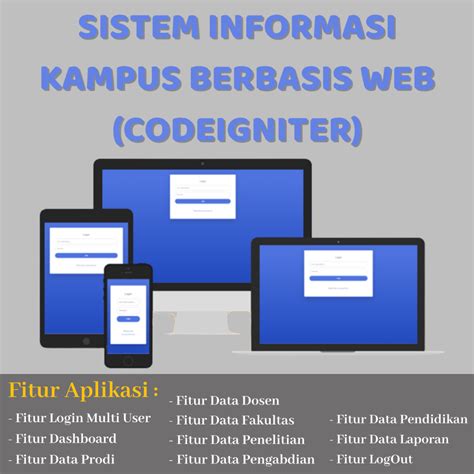 Jual Sistem Informasi Kampus Berbasis Web Codeigniter Shopee Indonesia