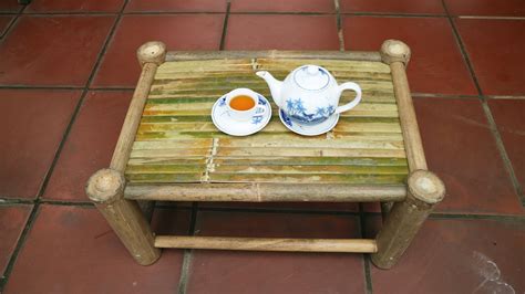 How To Make A Bamboo Table To Drink Tea Simple At Home Bamboo