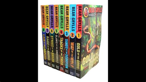 Bear Grylls Mission Survival 8 Books Set Claws Of The Crocodile Sands