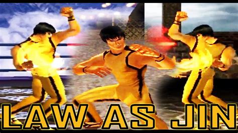 Tas Law With Jin S Moves Gameplay Tekken Arcade Version