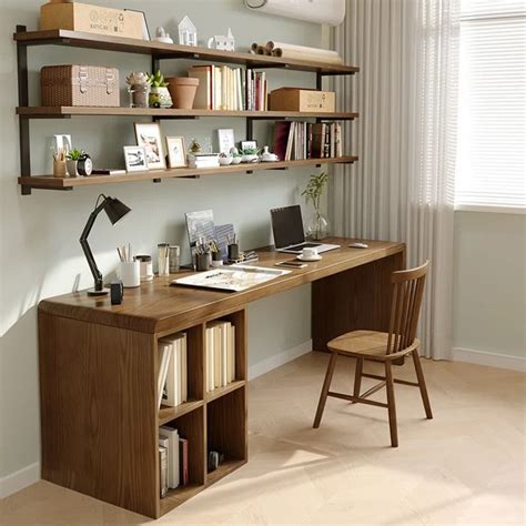 Hokku Designs Jarely Solid Wood Desk And Chair Set Office Set with ...