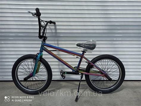 Трюковый Велосипед Crosser BMX 20" Rainbow Стальной до 110кг Цвет ...