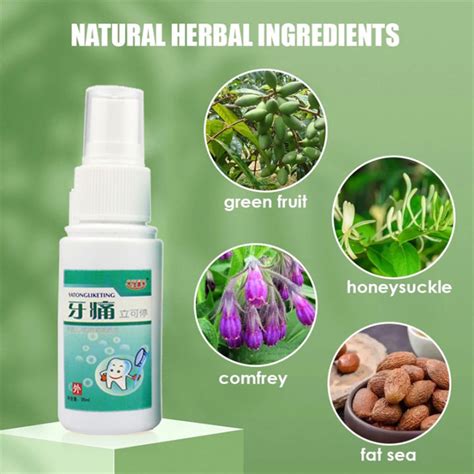 Toothache Oral Spray Toothache Reliever Toothache Pain Relief Teeth Care Sprays 35ml Prevent