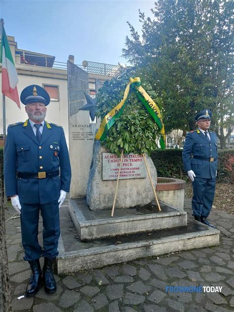 Finanza Colleferro Cerimonia Commemorazione Antonio Zara