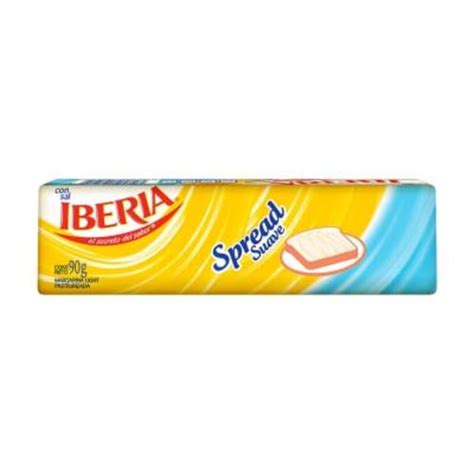 Margarina Iberia Suave Light Suave Con Sal 90 G Bodega Aurrera