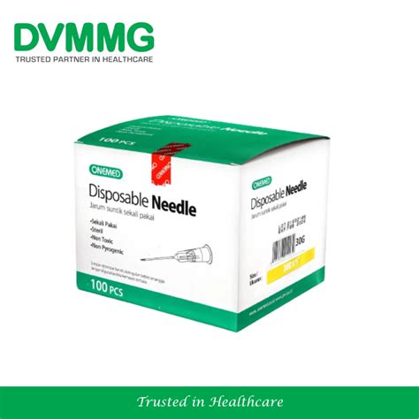 Jual Onemed Disposible Needle 30G Jarum Suntik Sekali Pakai Shopee