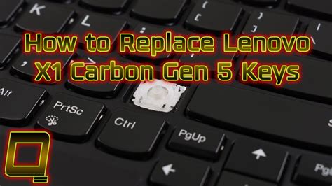 How To Replace Lenovo Thinkpad X1 Carbon Gen 5 Keys Youtube