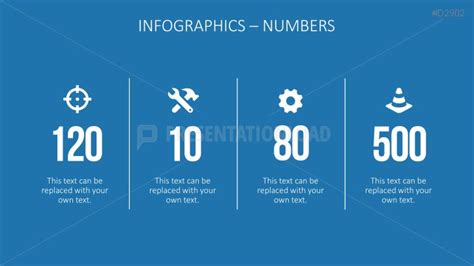 Infographics Numbers For Powerpoint Slideshows And Ppt Slide Diagrams