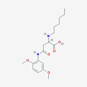 Buy Dimethoxyphenyl Carbamoyl Hexylamino Propanoic Acid