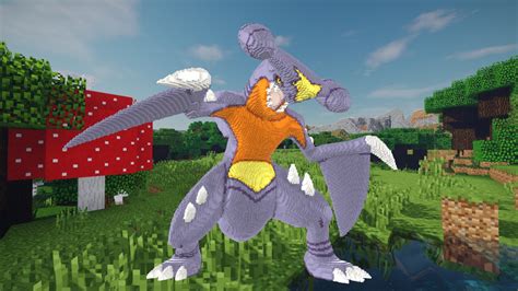 Minecraft Garchomp Build Schematic 3d Model By Inostupid 60b3152