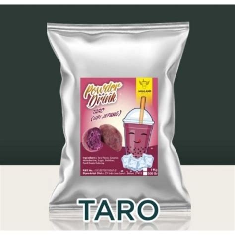 Bubuk Minuman Rasa Taro Powder Drink 1 Kg Minuman Boba Lazada Indonesia