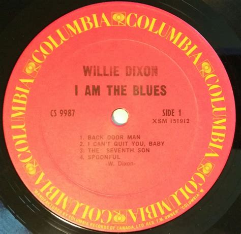 Willie Dixon - I Am The Blues (1969, Vinyl) | Discogs