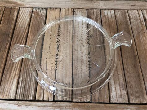 Vintage Fire King Casserole Trivet Fire King Clear Glass Etsy