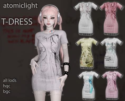 Atomiclight T Dress Sims 4 Characters Sims 4 Anime Sims 4 Toddler