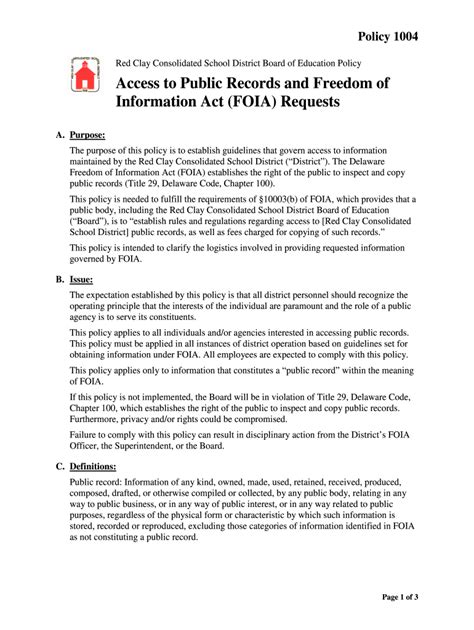 Access To Public Records And Freedom Of Information Act Foia Request