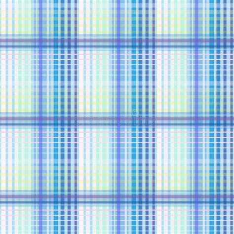 Blue Seamless Texture Plaid Stock Vector Illustration Of Seamless