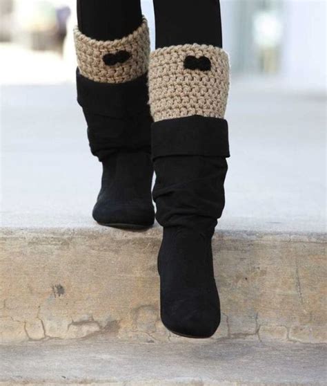 Patrons Gratuits Des Gu Tres Au Crochet Boot Cuffs Le Blog De Mes