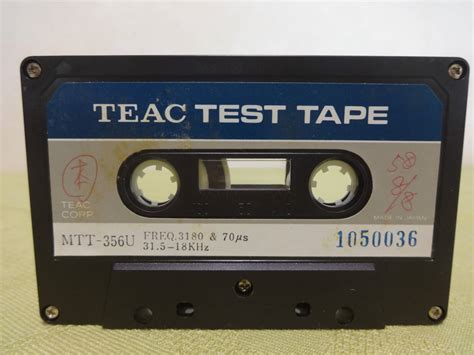 カセット ティアック テストテープ Mtt 356u Teac Test Tape ジャンク扱いカセットテープ｜売買されたオークション情報