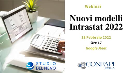 Webinar Nuovi Modelli Intrastat Venerd Febbraio Ore